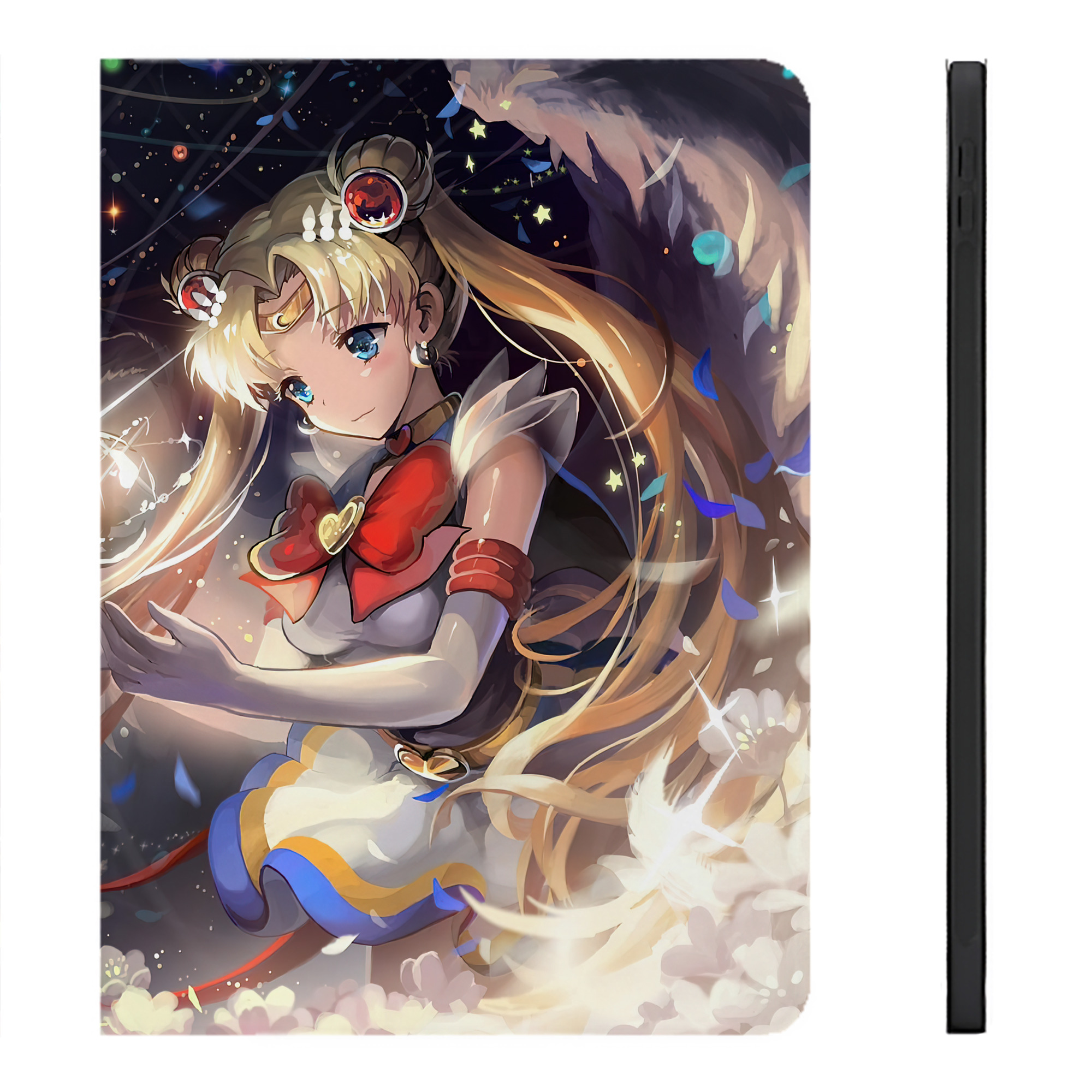 （画像用） 美少女戦士セーラームーン Sailor Moon IPadケース ペンホルダー付き ブックスタイルデザイン